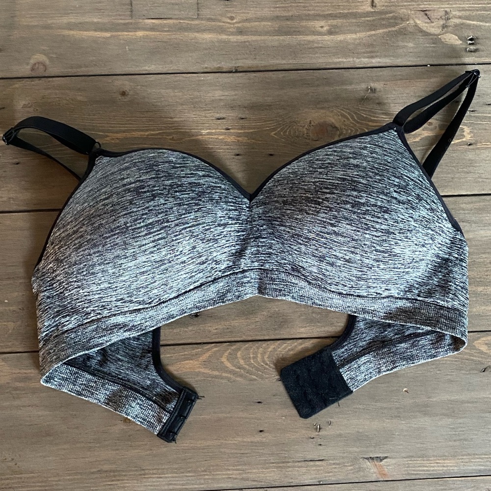 Fruit of the Loom Grey Wireless Bra - 36D / 36DD / 36DDD